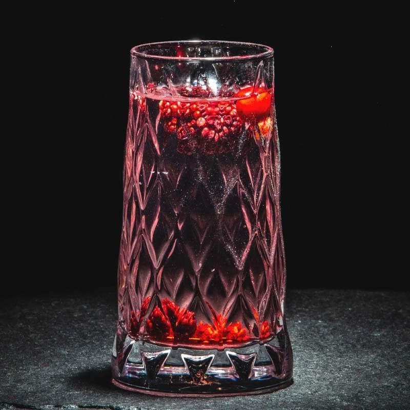Drinking & Juice Glasses - Foliage Glass Tumbler (345 ML) - Set Of Four