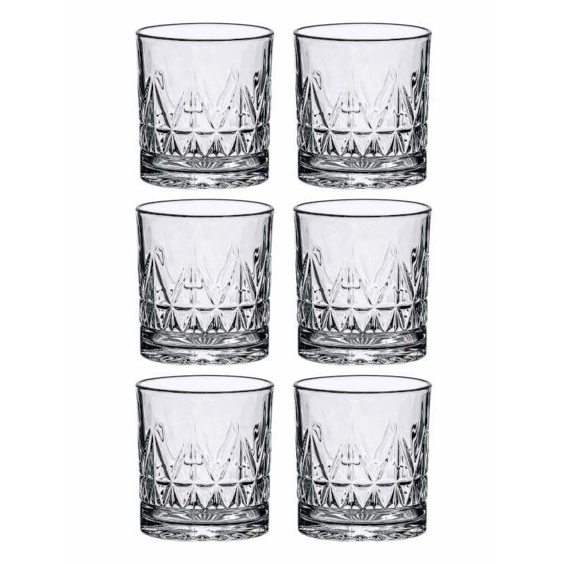 Buy Frenny Whiskey Glass (255 ML) - Set Of Six Drinking & Juice Glasses from Vaaree