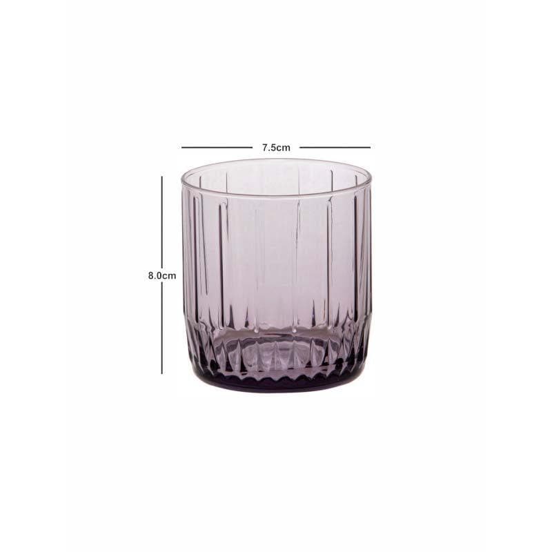 Buy Friscot Pink Glass Tumbler (265 ML) - Set Of Six Drinking & Juice Glasses from Vaaree