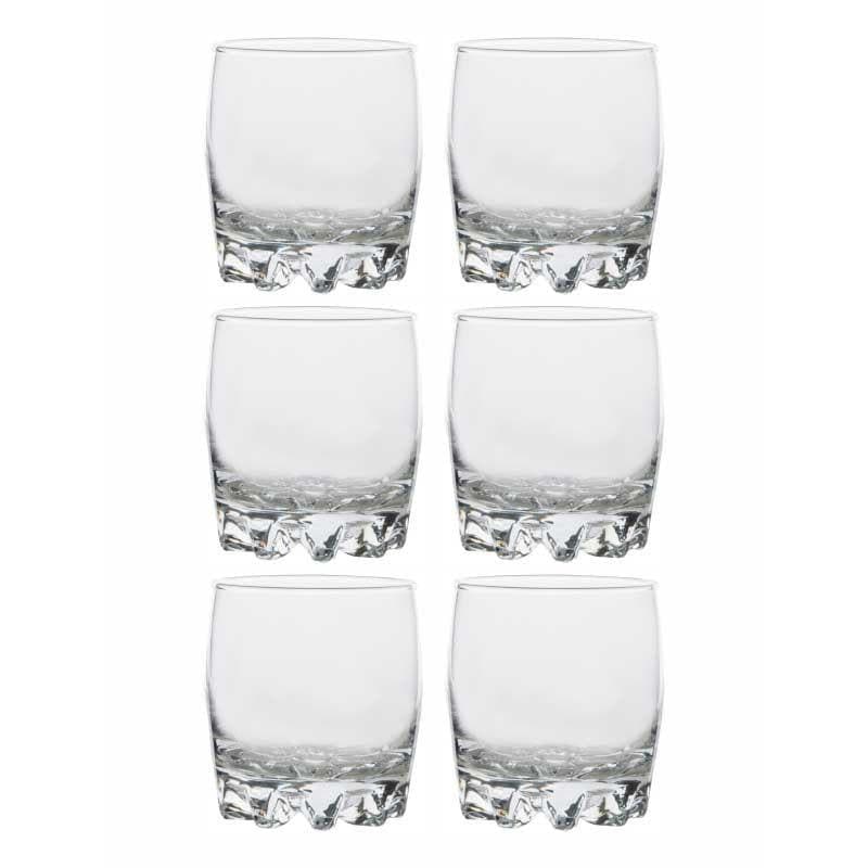 Drinking & Juice Glasses - Funta Glass Tumbler (315 ML) - Set Of Six