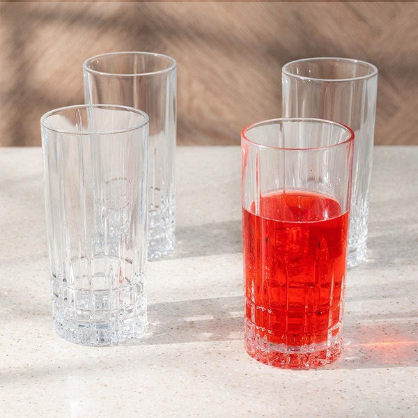 Drinking & Juice Glasses - Giselle Long Drink Glass (350 ML) - Set Of Four