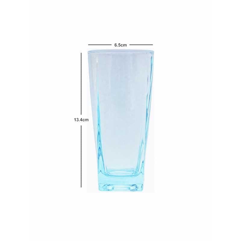 Buy Groot Blue Glass Tumbler (240 ML) - Set Of Six Drinking & Juice Glasses from Vaaree