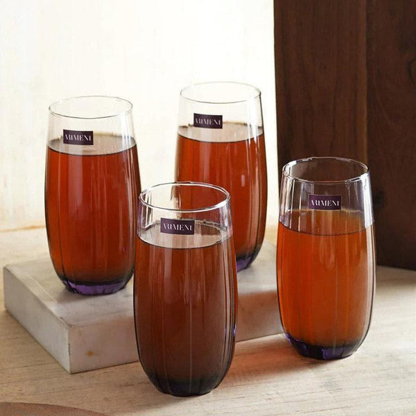 Drinking & Juice Glasses - Harmonix Haven Glass (540 ml) - Set Of Four