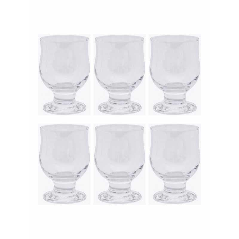 Buy Heikyo Glass Tumbler (240 ML) - Set Of Six Drinking & Juice Glasses from Vaaree