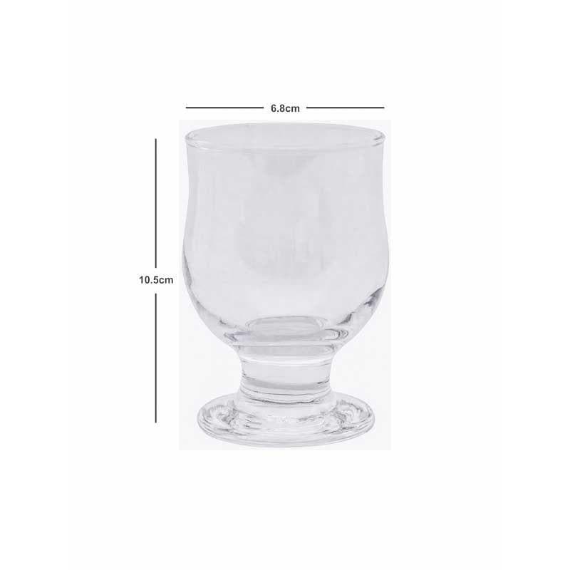 Buy Heikyo Glass Tumbler (240 ML) - Set Of Six Drinking & Juice Glasses from Vaaree