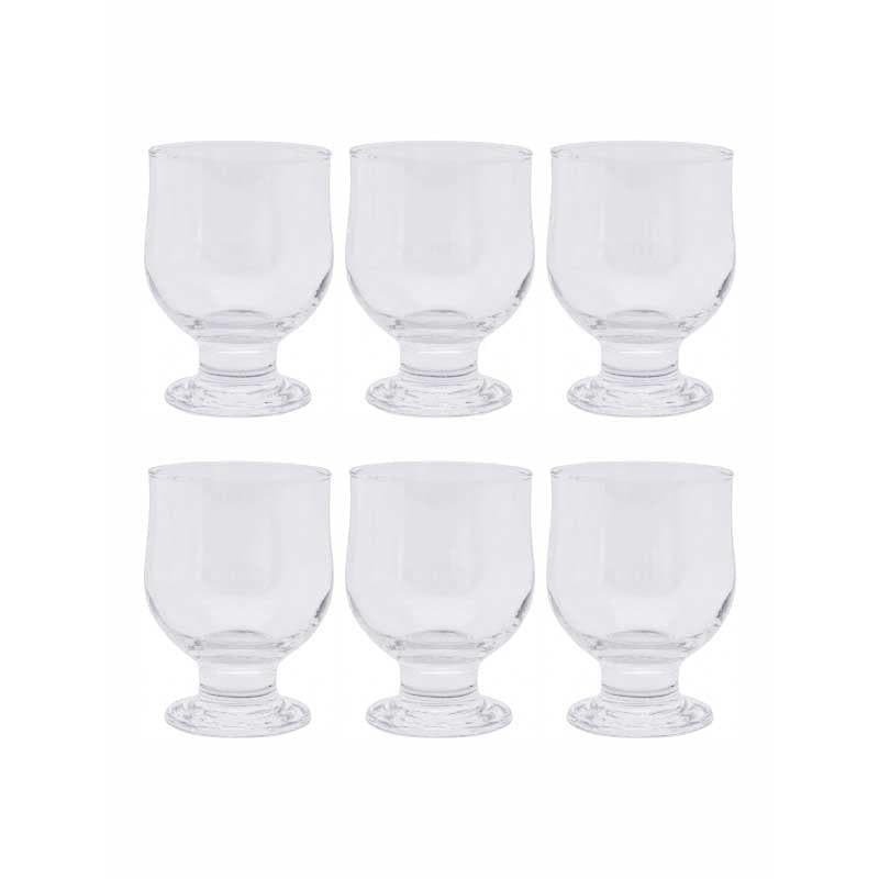 Buy Heikyo Glass Tumbler (300 ML) - Set Of Six Drinking & Juice Glasses from Vaaree