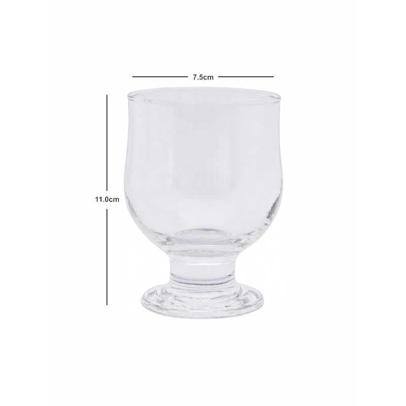 Buy Heikyo Glass Tumbler (300 ML) - Set Of Six Drinking & Juice Glasses from Vaaree