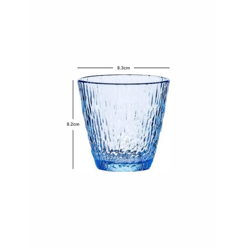 Buy Iceburst Glass Tumbler (240 ML) - Set Of Six Drinking & Juice Glasses from Vaaree