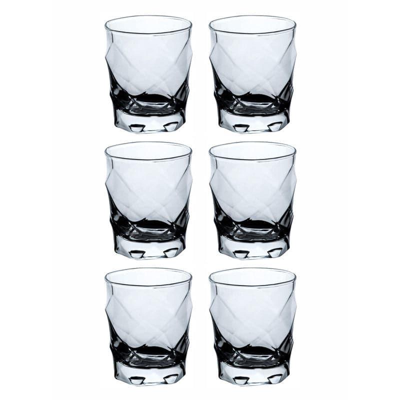 Buy Ivy Glass Tumbler (260 ML) - Set Of Six Drinking & Juice Glasses from Vaaree