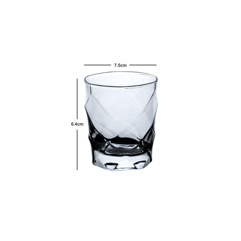 Buy Ivy Glass Tumbler (260 ML) - Set Of Six Drinking & Juice Glasses from Vaaree