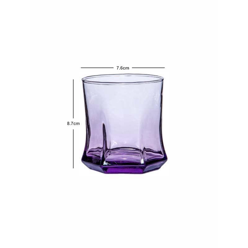 Buy Kropie Curved Glass Tumbler (230 ML) - Set Of Six Drinking & Juice Glasses from Vaaree