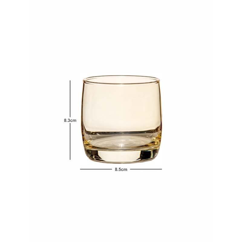 Drinking & Juice Glasses - Mackensi Gold Tumbler (315 ML) - Set Of Six