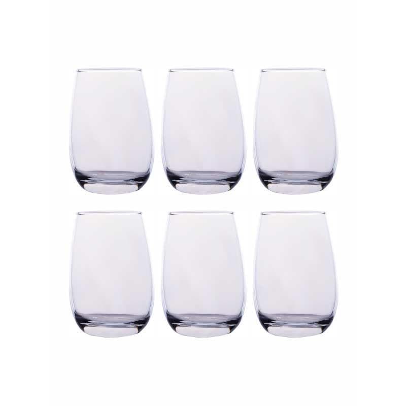 Drinking & Juice Glasses - Mackensi Tumbler (400 ML) - Set Of Six