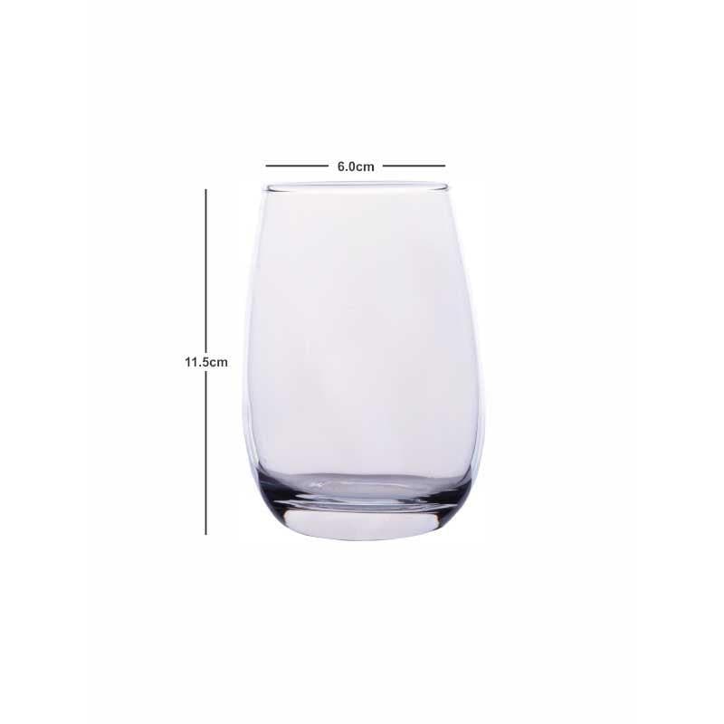 Drinking & Juice Glasses - Mackensi Tumbler (400 ML) - Set Of Six