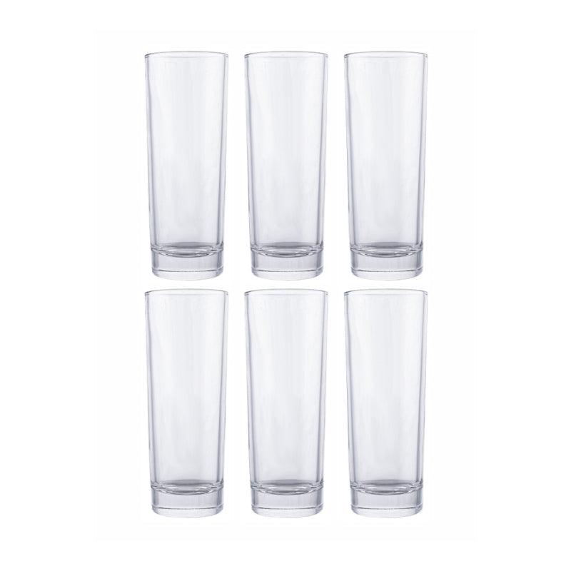 Drinking & Juice Glasses - Maera Glass Tumbler (280 ML) - Set Of Six