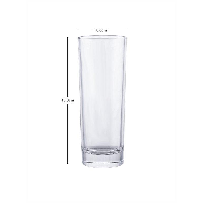 Drinking & Juice Glasses - Maera Glass Tumbler (280 ML) - Set Of Six