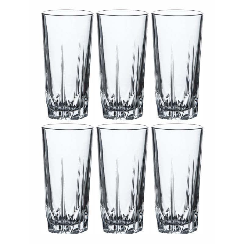 Buy Magpi Glass Tumbler (330 ML) - Set Of Six Drinking & Juice Glasses from Vaaree