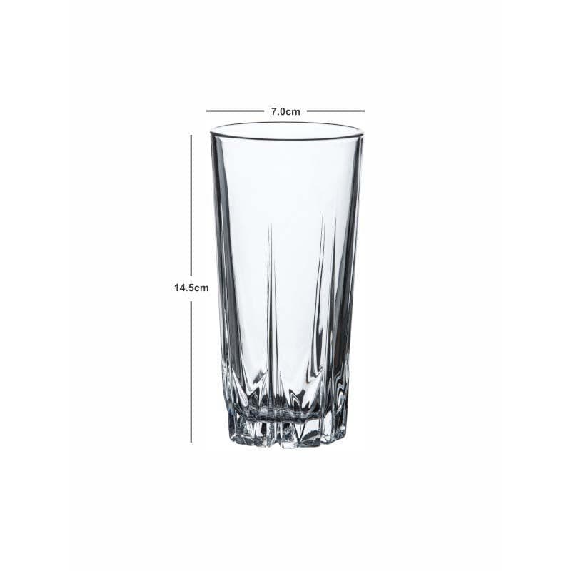 Buy Magpi Glass Tumbler (330 ML) - Set Of Six Drinking & Juice Glasses from Vaaree