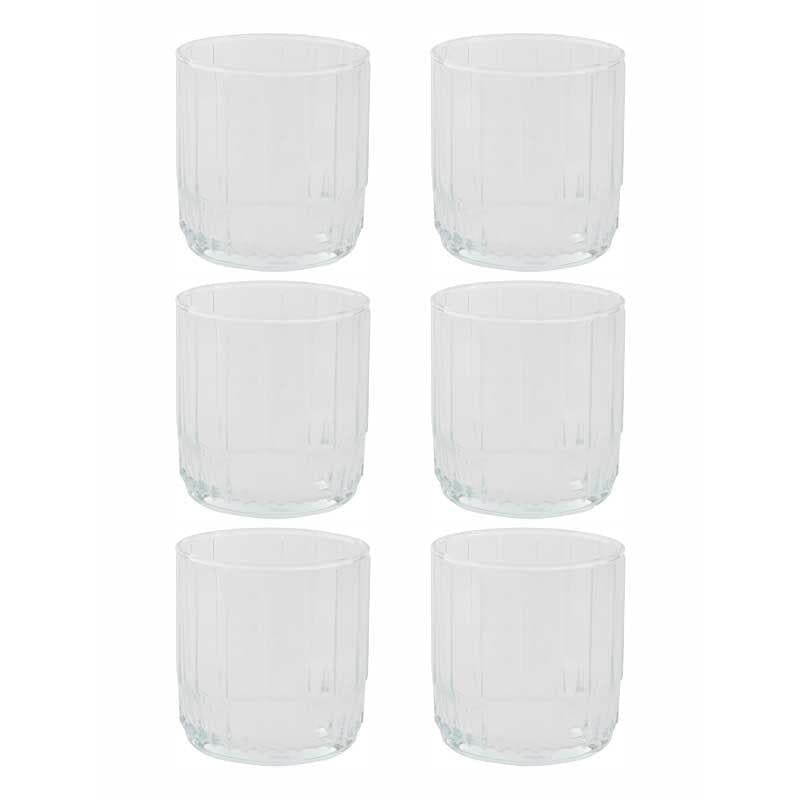 Drinking & Juice Glasses - Marikou Tumbler (265 ML) - Set Of Six