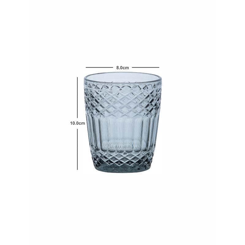 Buy Mark Pebbles Glass Tumbler (300 ML) - Set Of Six Drinking & Juice Glasses from Vaaree