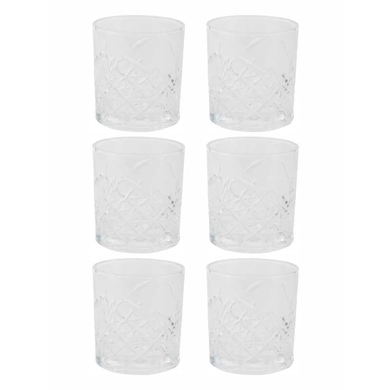 Buy Marko Whiskey Glass (255 ML) - Set Of Six Drinking & Juice Glasses from Vaaree