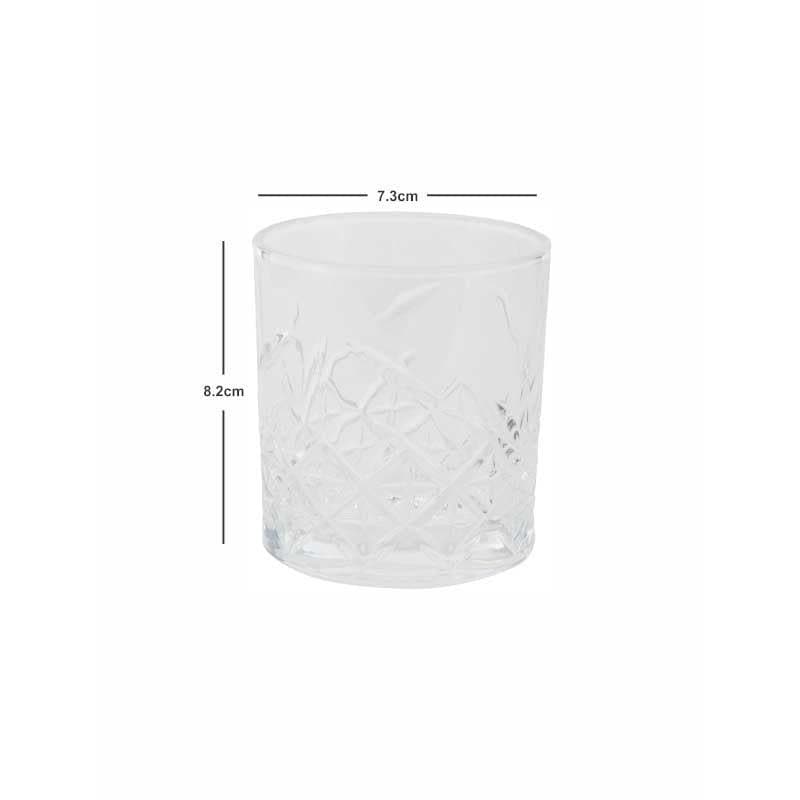 Buy Marko Whiskey Glass (255 ML) - Set Of Six Drinking & Juice Glasses from Vaaree