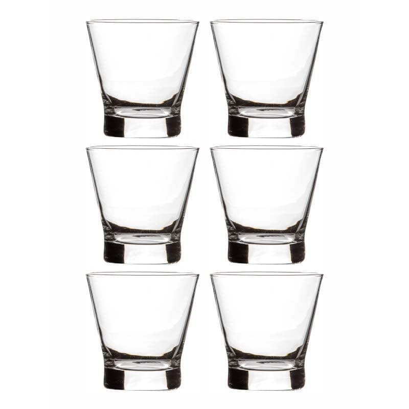 Drinking & Juice Glasses - Menos Glass Tumbler (350 ML) - Set Of Six