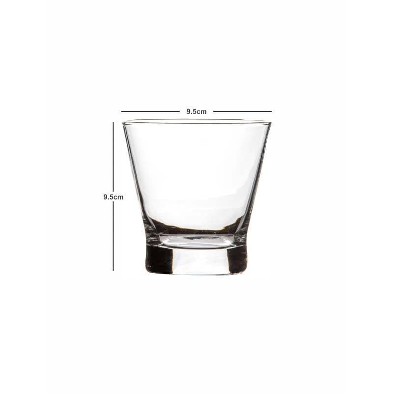 Drinking & Juice Glasses - Menos Glass Tumbler (350 ML) - Set Of Six