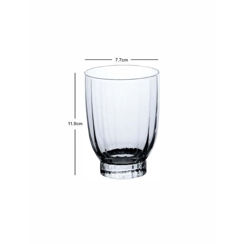 Buy Monoraba Glass Tumbler (320 ML) - Set Of Six Drinking & Juice Glasses from Vaaree