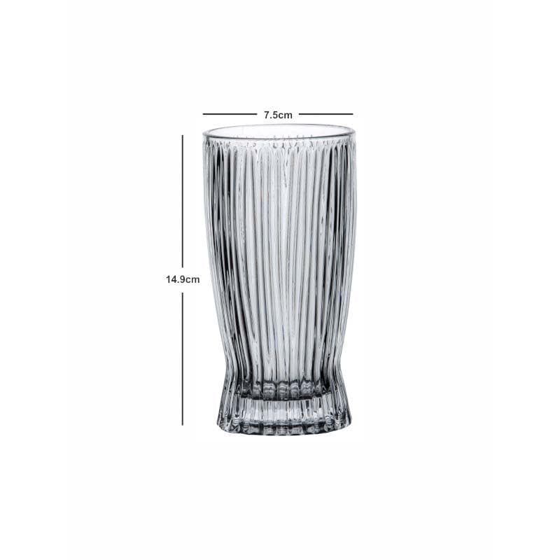 Buy Montag Glass Tumbler (370 ML) - Set Of Six Drinking & Juice Glasses from Vaaree