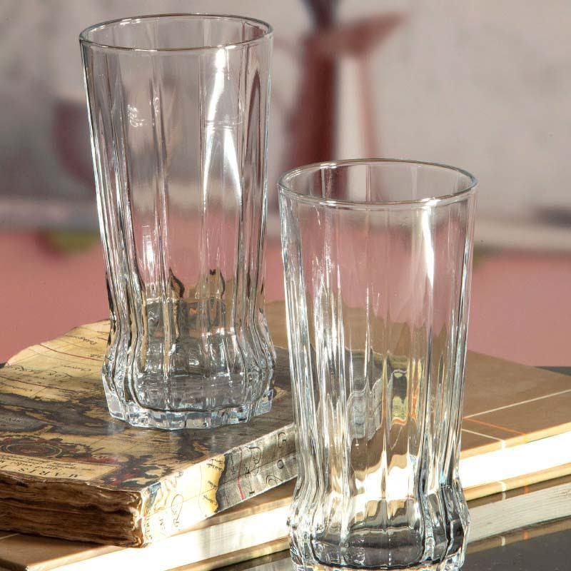 Drinking & Juice Glasses - Mozzira Glass Tumbler (285 ML) - Set Of Six