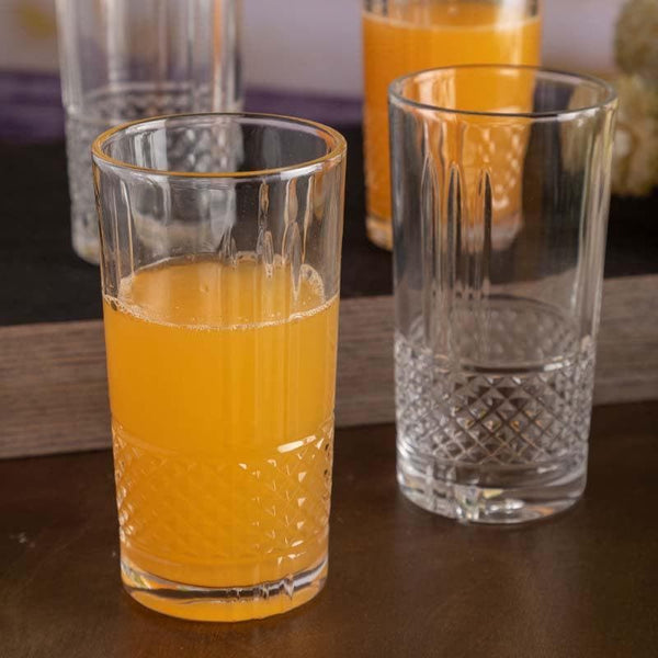 Buy Muffet Glass Tumbler (265 ML) - Set Of Twelve Drinking & Juice Glasses from Vaaree