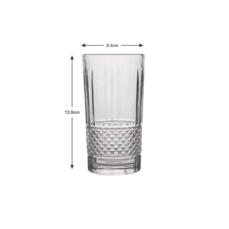 Buy Muffet Glass Tumbler (265 ML) - Set Of Twelve Drinking & Juice Glasses from Vaaree