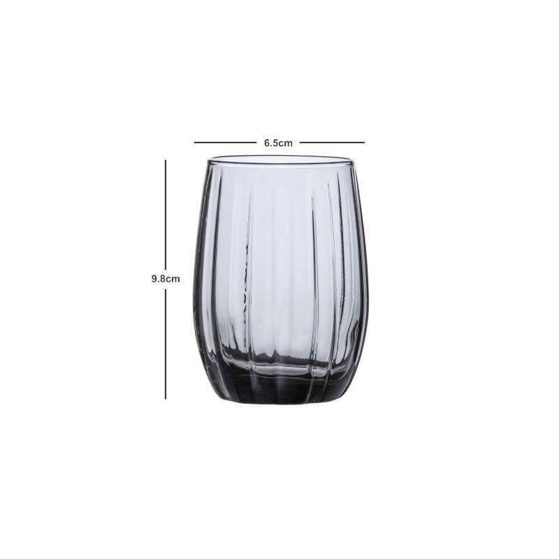 Buy Noa Linka Glass Tumbler (240 ML) - Set Of Six Drinking & Juice Glasses from Vaaree