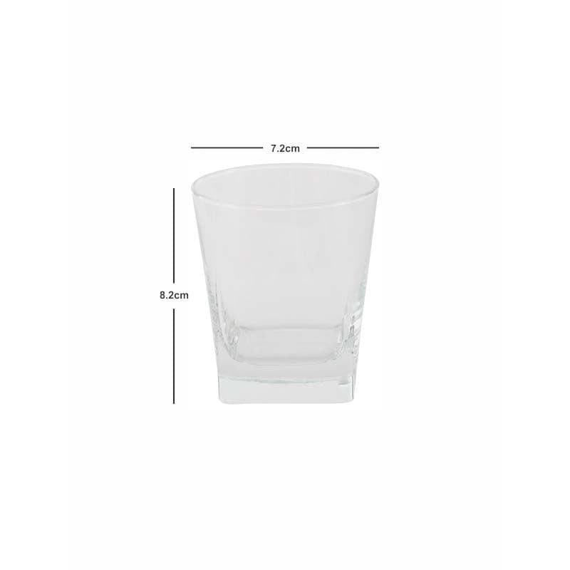 Buy Papere Glass Tumbler (195 ML) - Set Of Six Scotch & Whiskey Glasses from Vaaree