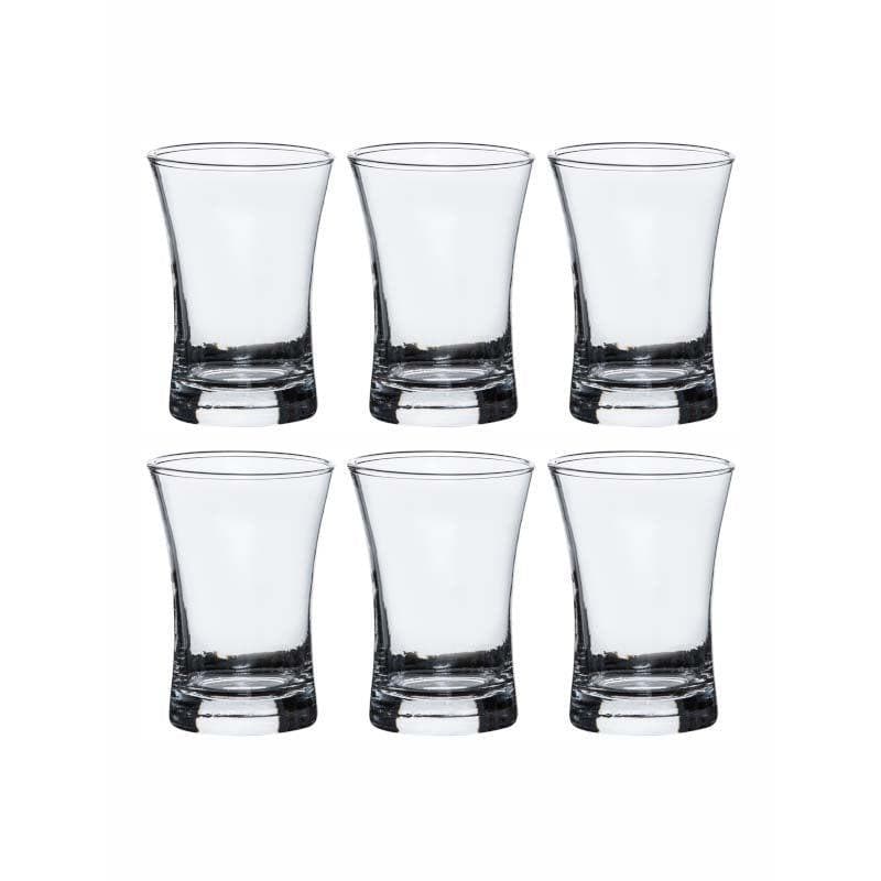 Buy Pomero Glass Tumbler (300 ML) - Set Of Six Drinking & Juice Glasses from Vaaree