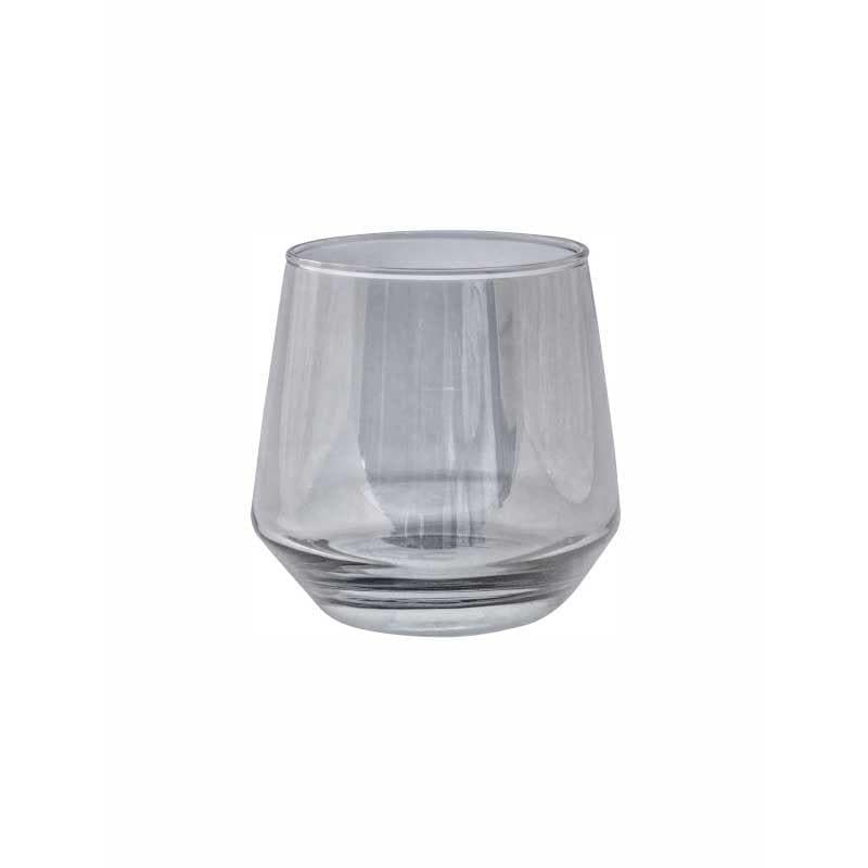 Drinking & Juice Glasses - Ravio Grey Tumbler (370 ML) - Set Of Six