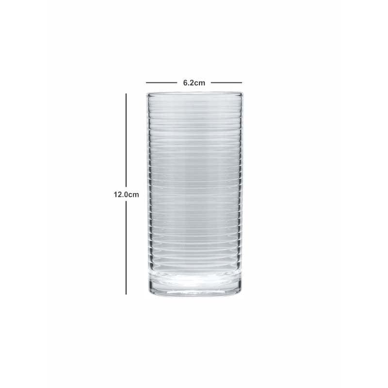 Drinking & Juice Glasses - Ripifo Glass Tumbler (250 ML) - Set Of Six