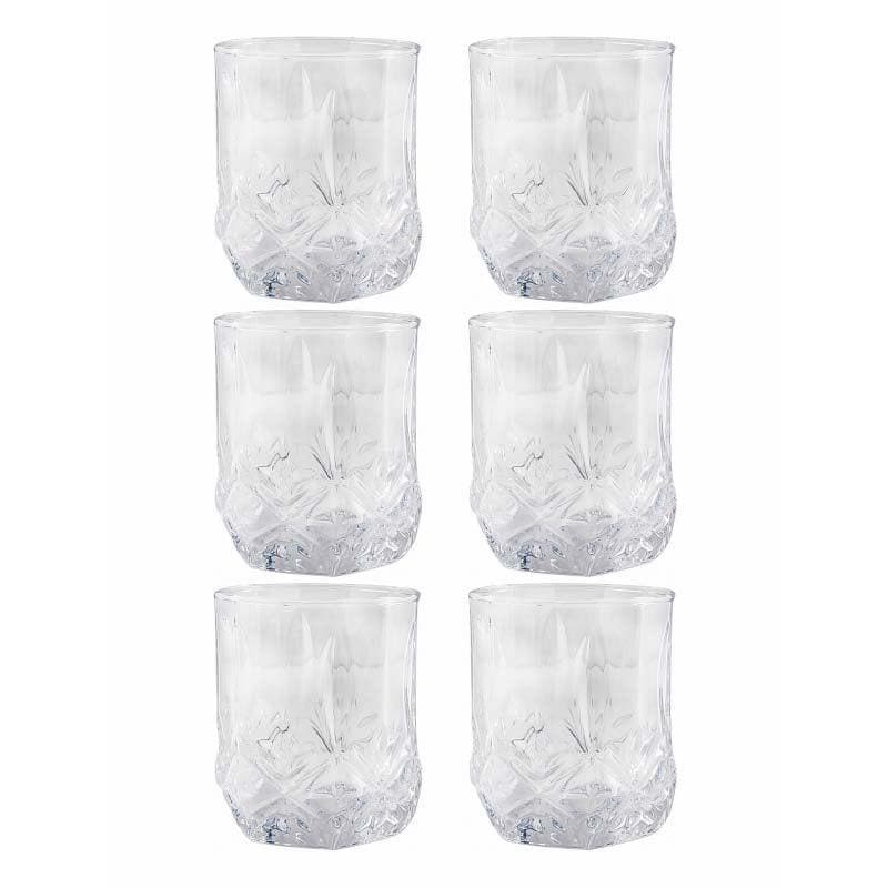 Drinking & Juice Glasses - Risqe Glass Tumbler (285 ML) - Set Of Six