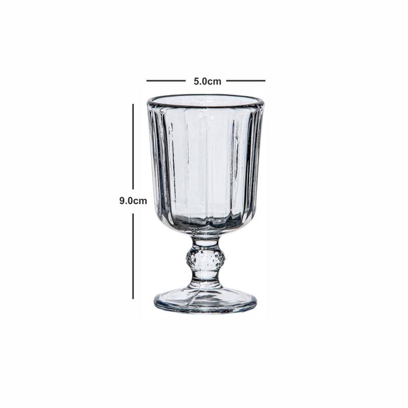 Buy Rosemary Shot Tumbler (60 ml ) - Set Of Six Wine & Champagne Glasses from Vaaree