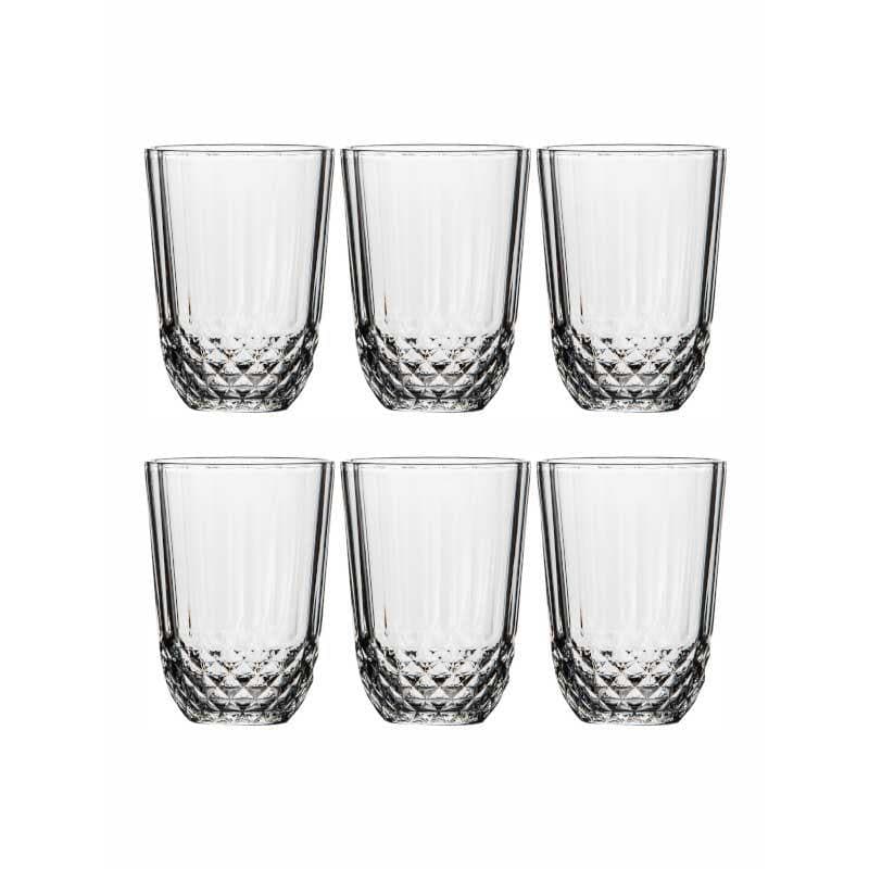 Drinking & Juice Glasses - Sepero Glass Tumbler (255 ML) - Set Of Six