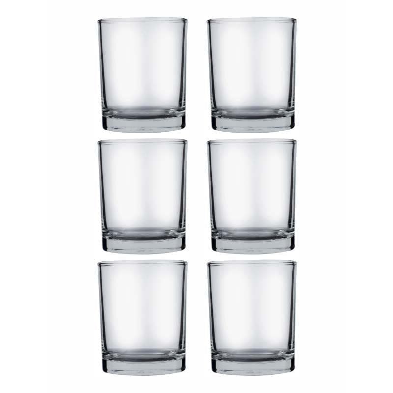 Buy Tripid Glass Tumbler (230 ML) - Set Of Six Drinking & Juice Glasses from Vaaree