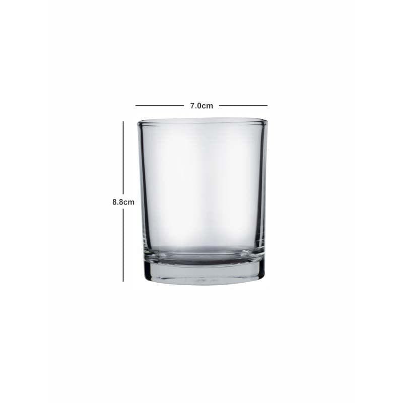 Drinking & Juice Glasses - Tripid Glass Tumbler (230 ML) - Set Of Six