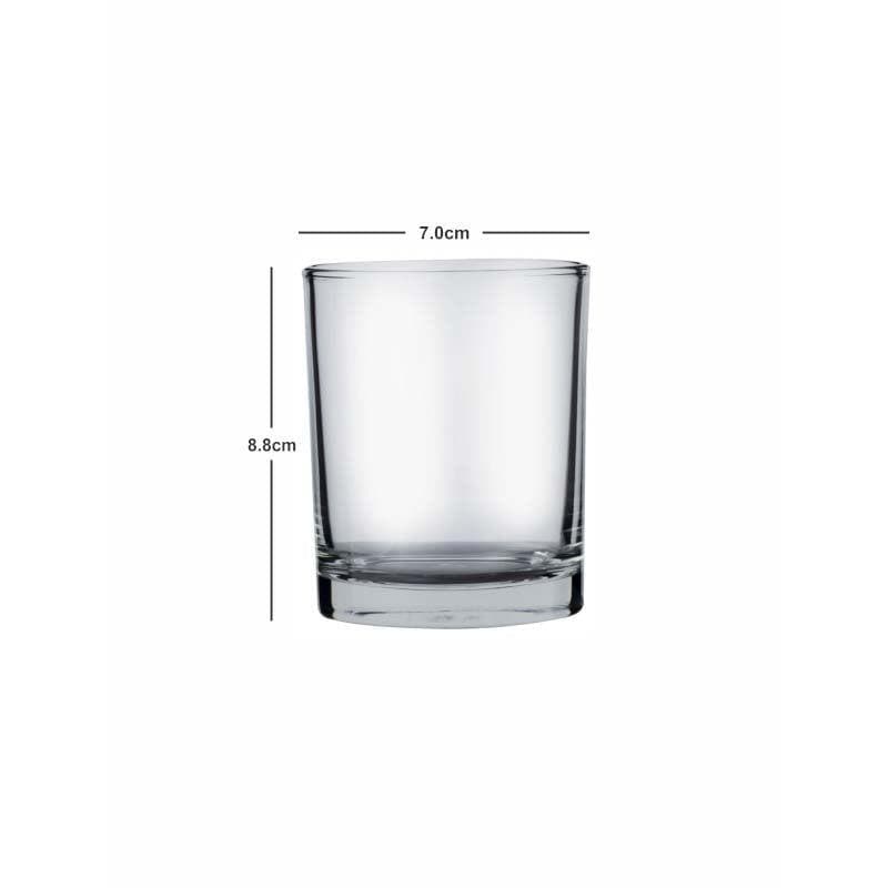 Buy Tripid Glass Tumbler (230 ML) - Set Of Six Drinking & Juice Glasses from Vaaree