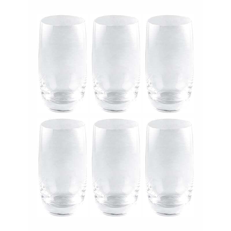 Buy Yenzo Glass Tumbler (260 ML) - Set Of Six Drinking & Juice Glasses from Vaaree