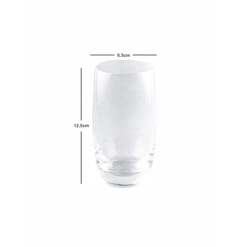 Buy Yenzo Glass Tumbler (260 ML) - Set Of Six Drinking & Juice Glasses from Vaaree