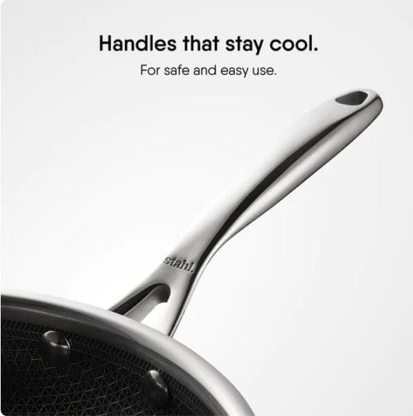 Frying Pan - Stahl Kitchen Induction Safe Frying Pan - 900 ml/7 Inches