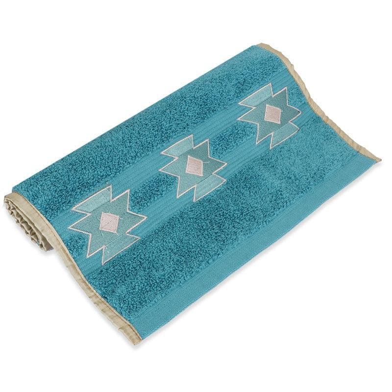 Buy Aqua Ripple Hand & Face Towel (Blue) - Three Piece Set Hand & Face Towels from Vaaree