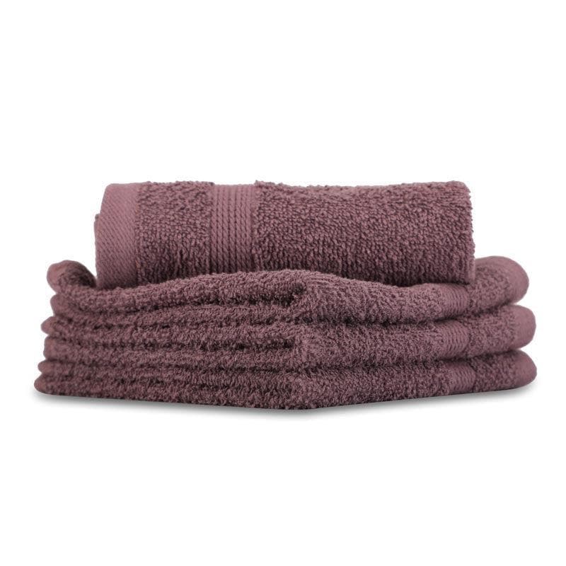 Buy Bloomsake Hand & Face Towel (Purple) - Six Piece Set Hand & Face Towels from Vaaree