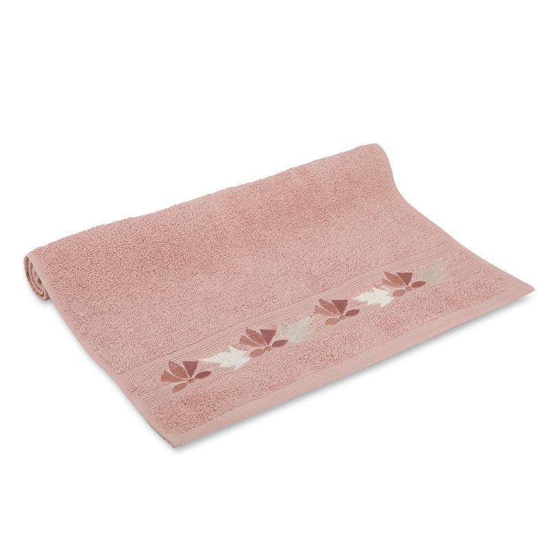 Buy Boho Buff Towel (Dust Pink) - Six Piece Set Hand & Face Towels from Vaaree